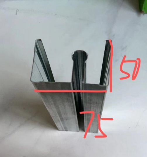 M型龍骨/隔墻M型龍骨/M型減震龍骨/酒店隔音墻M龍骨/輕質